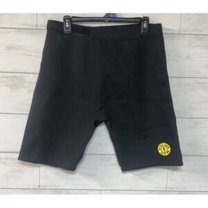 Gold's Gym Neoprene Shorts Black Lifting Compression Mens Size L/XL